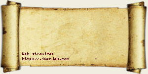 Blaža Simidžić vizit kartica